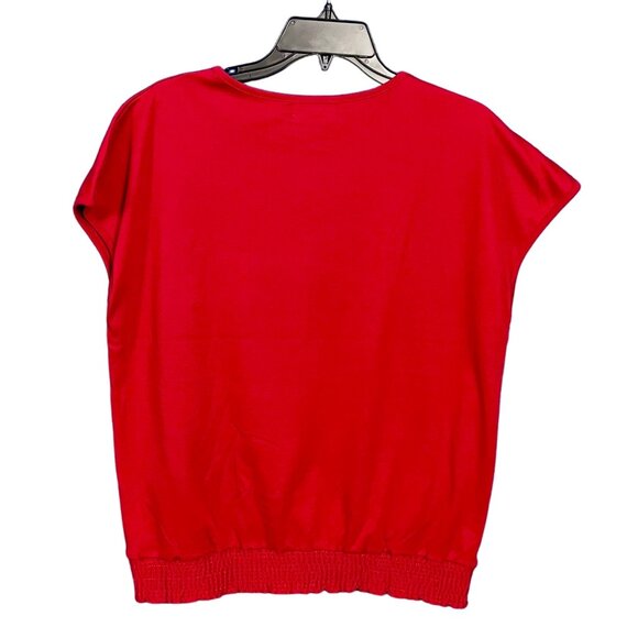 Vicki Wayne Vintage 80's Set of 2‎ Womens Knit Tops Short Sleeve Size Large - Picture 3 of 10